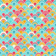 Japanese Wave Seamless Pattern