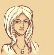 fashionable girl N18