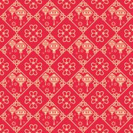 Chinese New Year Seamless Pattern N13