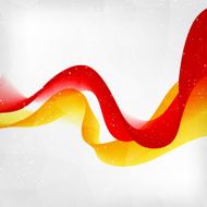 Vector abstract orange wave background