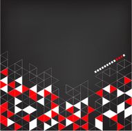 Abstract technology background with color triangle N11