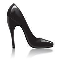 Black stiletto