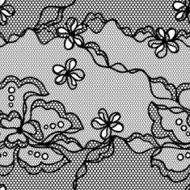 Lace fabric seamless pattern with abstract flowers N4