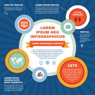 Infographic business concept - vector scheme with icons