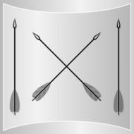 Bow Arrows Silhouette N5