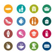 Food and Drinks Color Icons N12