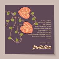 Beautiful vintage invitation cards layouts N36