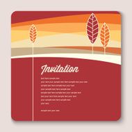 Beautiful vintage invitation cards layouts N37
