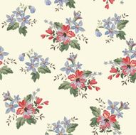 Seamless Vintage Flower Pattern N39