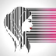 glamor girl make on bar-code