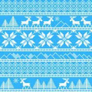 Traditional christmas knitted ornamental pattern N3