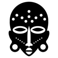 African Masks tribal design N4