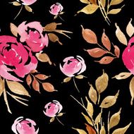 Seamless rose pattern N12