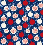 Seamless decorative colorful pattern with pomegranates N3