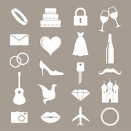 Wedding icon set N9