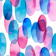 Seamless vector artistic design watercolor stain pattern N5