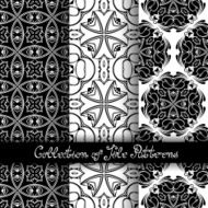 Set of 3 Seamless Vintage Patterns (Vector) N32