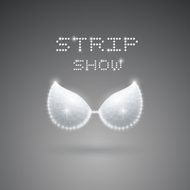 Triangular Shining Bra