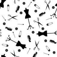 Seamless vector sewing pattern N3