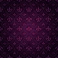 Vintage Pattern Wallpaper Purple Color N32