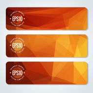 Abstract vector header banners N143
