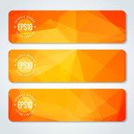 Abstract vector header banners N144