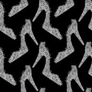 Seamless pattern with high heels shoes N5