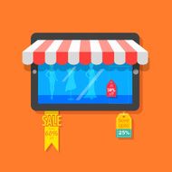 Online Shopping and Sale concept