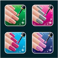 Set icons of women&#039;s manicure