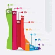 fashion footwear info graphic chart