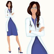 Young woman doctor