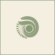 Design element in art nouveau style N5
