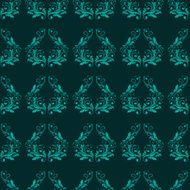 Abstract vintage seamless damask pattern N57