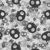 Seamless skull background N2