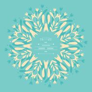 Pattern with vegetative elements Vector N3
