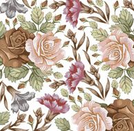 Flowers Beautiful background with a flower ornament N10