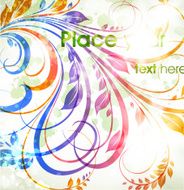 Floral Retro Background for Vintage Design N504