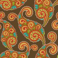 seamless pattern with paisley N10