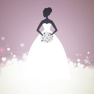 Vector Beautiful Bride N11