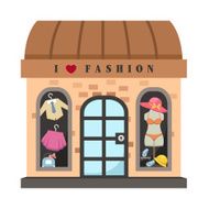 Clothing store vector