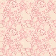 Cute floral seamless pattern background N29