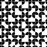 Seamless geometric pattern with monochrome elements N2