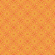 Seamless circle vintage flower pattern N38