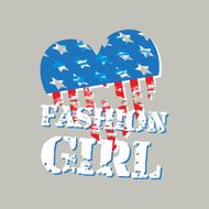 Hearts in form of the American flag