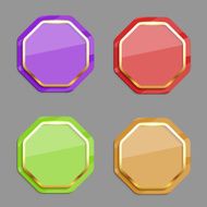 Vector color buttons N6