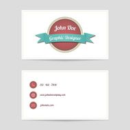editable vector business card template N6