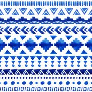 Aztec watercolor background N14