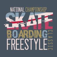 Skateboarding Championship t-shirt design