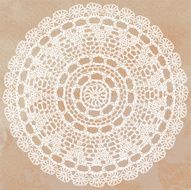 Elegant lacy doily N16