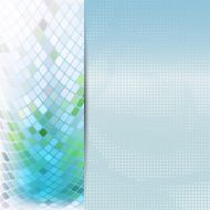 Abstract blue card or invitation template